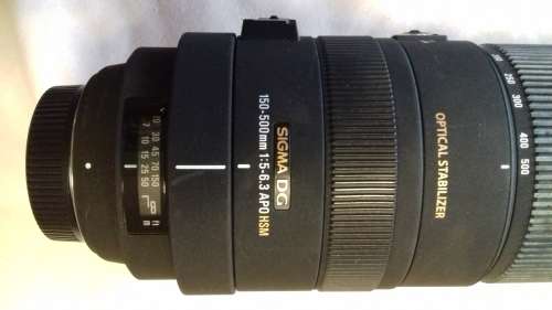 Sigma 150-500mm F5-6.3 DG APO HSM Telephoto Lens