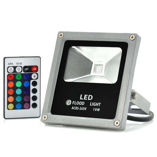 10w RGB LED Flood Light with Remote