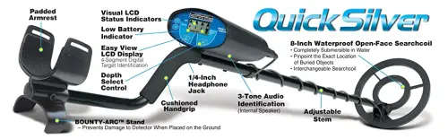 Bounty Hunter Quicksilver Metal Detector ***IN STOCK and READY TO SHIP***