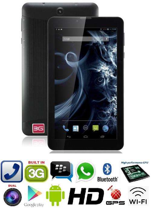 ***BUILT IN 3G & LATEST 2014 MODEL*** 7" Android 4.2 HD Tablet PC & Phone (Dual Sim), 3G & WiFi, GPS