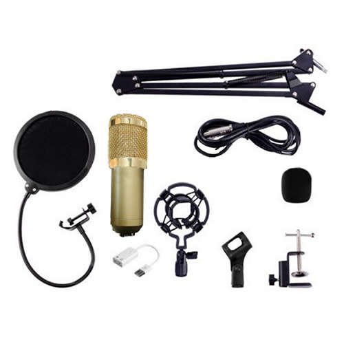 BM800 Condenser Microphone Kit Studio Suspension Boom Scissor Arm Sound Car S2R2