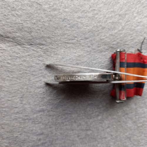 1 X FULL SIZE BOER WAR MEDAL. AWARDED TO TPR. G.W. DEMMER No. 1729. STEINAECKER`S H. WITH RIBBON