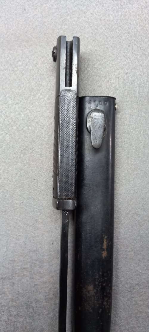 ORIGINAL WW2 GERMAN MAUSER BAYONET. BERG and CO. 1937. VERY GOOD CONDITION