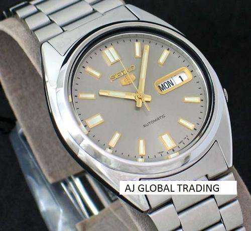 SEIKO MENS AUTOMATIC SEE THRU STEEL WATCH NEW SNXS75 AT R1 NO RESERVE!!