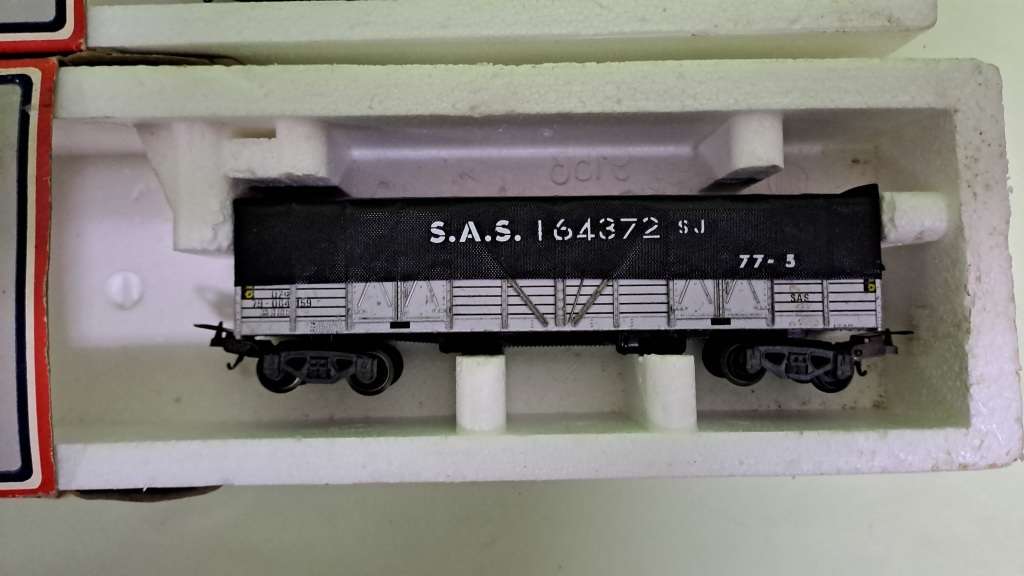 Lima Model - SAR Cattle Wagon with cover (Like NEW boxed)