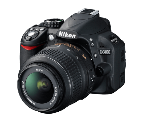 Nikon D3100 DSLR with Nikon DX 18 x 55 Lens