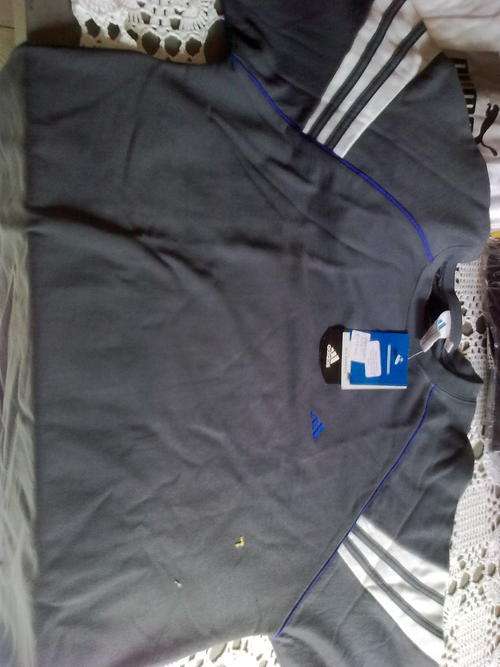 Adidas Large Grey Top Long Sleeve Track Suit Material