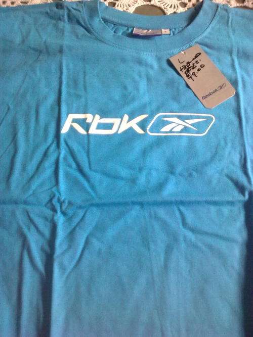 Reebok Large Blu T-Shirt
