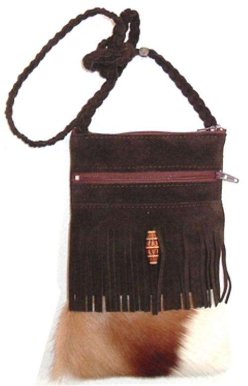 Suede & Springbok Teenage "Hip" Frill Bag