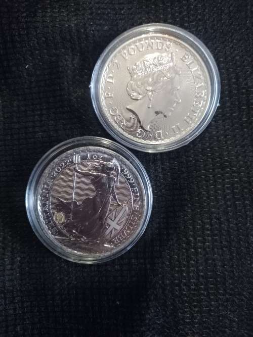 2022 Britannia 1oz fine Silver .999