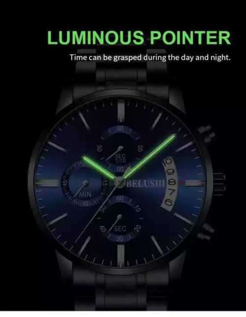 RETAIL R7999 BELUSHI CHRONOGRAPH MEN'S TIME PIECE