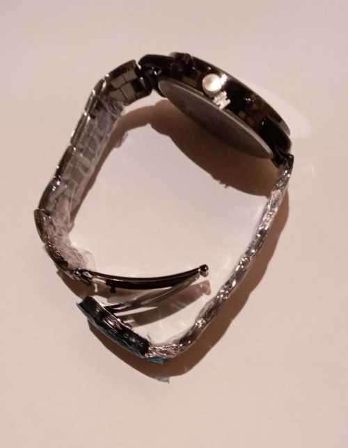 RETAIL R1999 BLACK BLUE SOLID STAINLESS STEEL MEN'S WATCHES