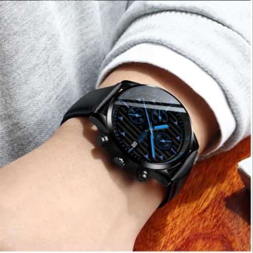 BELUSHI GENUINE LEATHER CHRONOGRAPH WATERPROOF