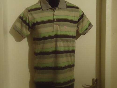 Striped Green/Grey GUESS Golfer - Small