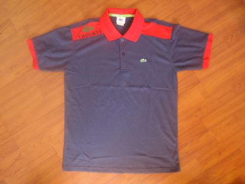 LACOSTE Mens Pique Golfer - Small