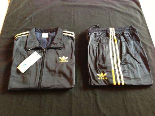 ADIDAS Full Tracksuit : Top & Bottom - Large Slim Fit