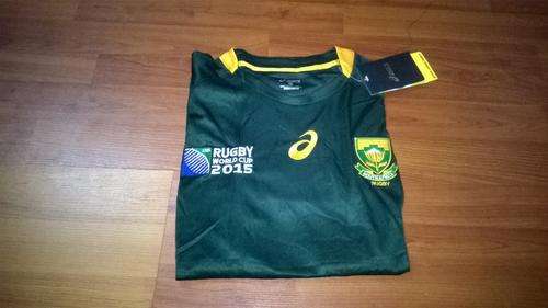 ASICS Springboks World Cup 2015 Jersey- Small