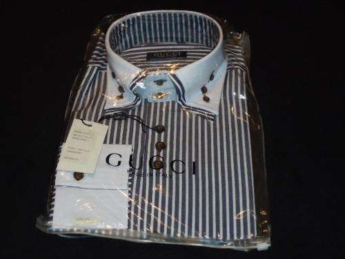 High Collar GUCCI Shirt - X Large Slim Fit