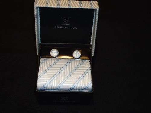 LOUIS VUITTON Tie Set - Hand Made