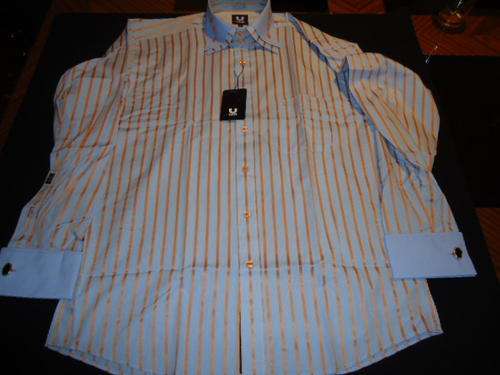 UZZI High Collar Shirt - X Large Slim Fit