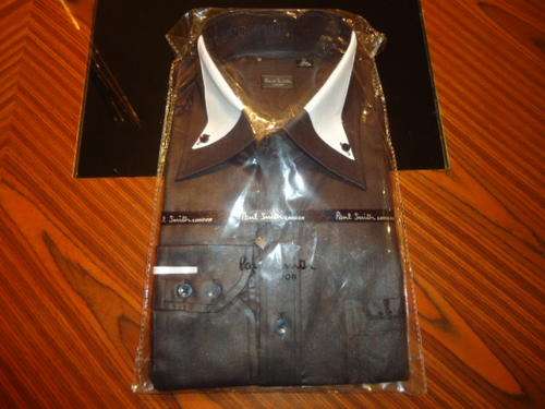 High Collar PAUL SMITH Shirt - X Large Slim Fit