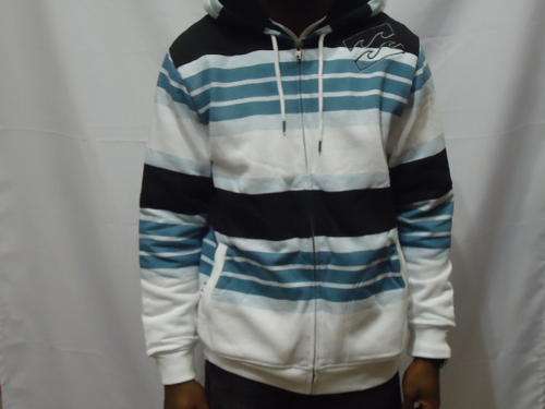 BILLABONG Illusion Zip Thru Hoody - Titanium Blue/White