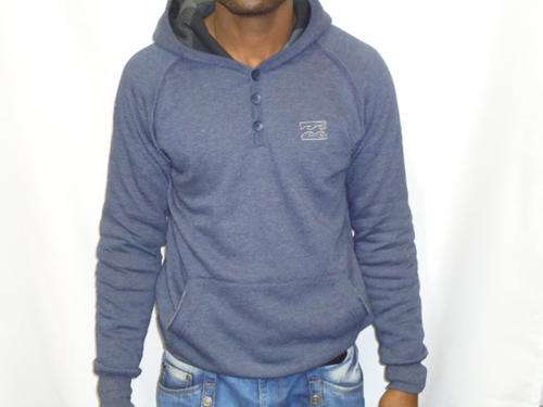 BILLABONG Stash YNeck Hoody - Denim Marle