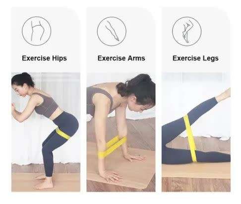 FIT SIMPLIFY RESISTANCE LOOP EXERCISE BANDS FOR HOME FITness, STRETCHING, STRENGTH TRAINING, PHYSICA