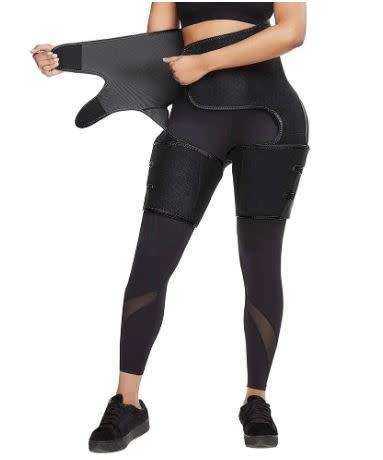 3-IN-1 WAIST THIGH TRIMMER BODY SHAPE SLIMMING SUPPORT BELT HIP RAISE CORSETS WORKOUT FITNESS ACCESS