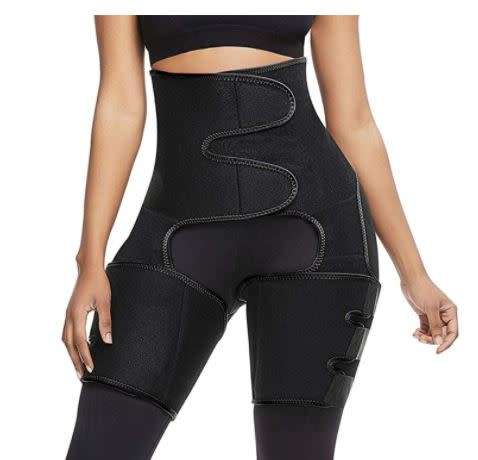 3-IN-1 WAIST THIGH TRIMMER BODY SHAPE SLIMMING SUPPORT BELT HIP RAISE CORSETS WORKOUT FITNESS ACCESS