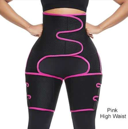 3-IN-1 WAIST THIGH TRIMMER BODY SHAPE SLIMMING SUPPORT BELT HIP RAISE CORSETS WORKOUT FITNESS ACCESS