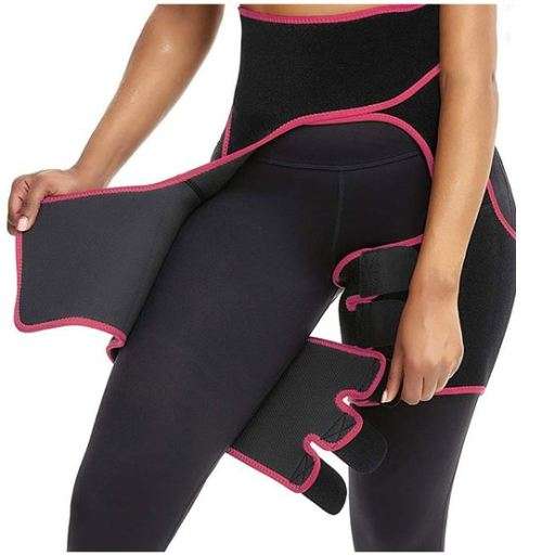 3-IN-1 HIGH WAIST TRAINER THIGH TRIMMER FITNESS WEIGHT BUTT LIFTER SLIMMING SUPPORT BELT HIP ENHANCE