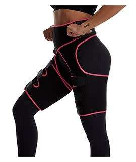 3-IN-1 HIGH WAIST TRAINER THIGH TRIMMER FITNESS WEIGHT BUTT LIFTER SLIMMING SUPPORT BELT HIP ENHANCE