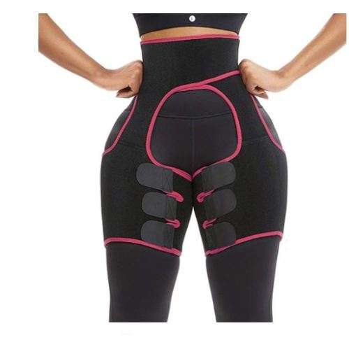 3-IN-1 HIGH WAIST TRAINER THIGH TRIMMER FITNESS WEIGHT BUTT LIFTER SLIMMING SUPPORT BELT HIP ENHANCE
