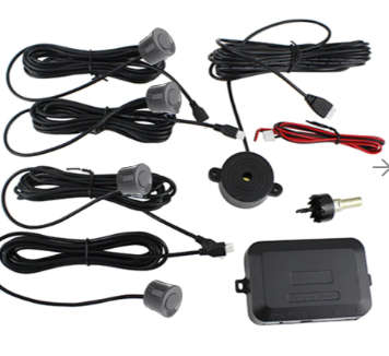 Buzzer Car Parking Sensor Car Reversing Backup Radar Sound Alert + 4 Sensors