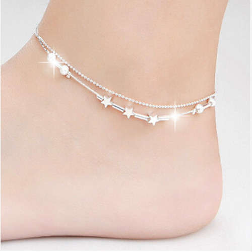 Attractive Little Star Women Chain Ankle Bracelet Barefoot Sandal Beach Foot Jewelry