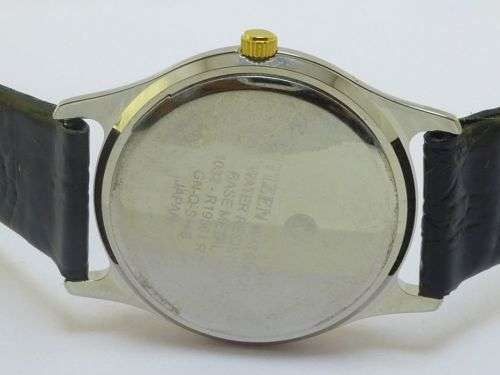 UNISEX CITIZEN GOLD PLATED QUARTZ WRIST WATCH