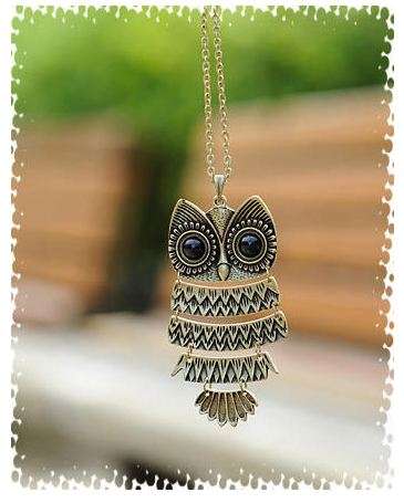 IMPORTED STOCK! Trendy ***NIGHT OWL*** Necklace/Sweater Chain!