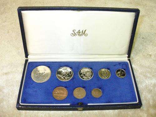 RSA SHORT PROOF SET! 1971. in blue SA Mint Box!