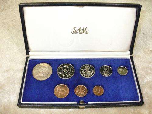 RSA SHORT PROOF SET!  1972 in blue SA Mint Box!