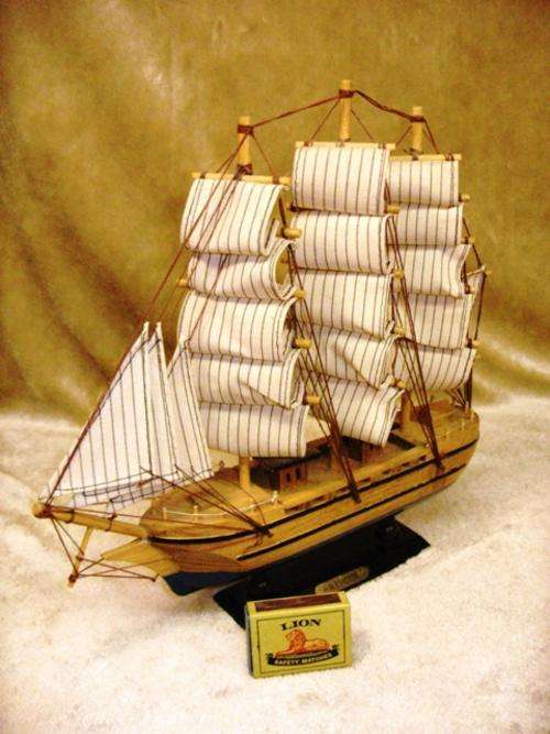 BEAUTIFUL SCALE MODEL SAIL BOAT! A Steal!
