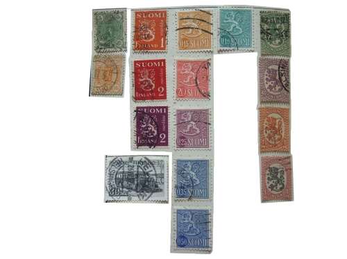 16 x various stamp from Finland (as shown)