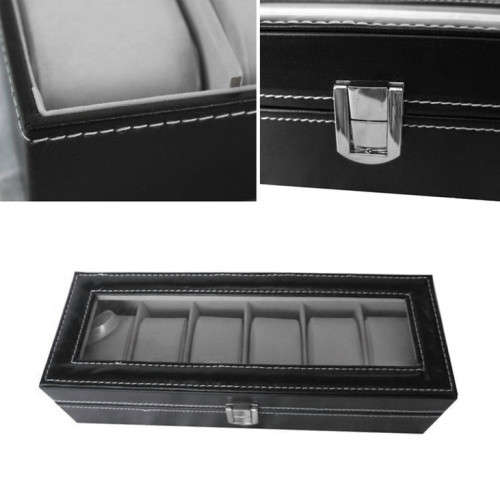 6 slots watch display box