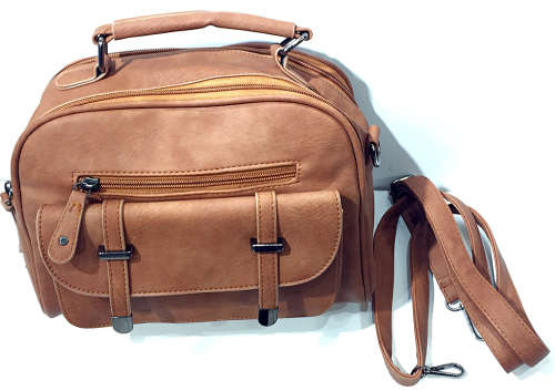 lady's handbag/shoulder bag/cross body bag   size:27×10×20cm brown