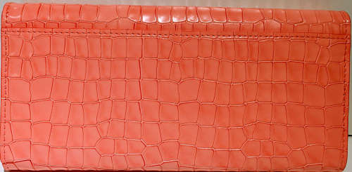 lady's wallet   snake skin pattern watermelon red