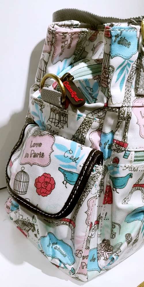 Cotton Road hand bag with wind mill sling included waterproof material  size: 31x13x23cm