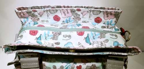 Cotton Road hand bag with wind mill sling included waterproof material  size: 31x13x23cm