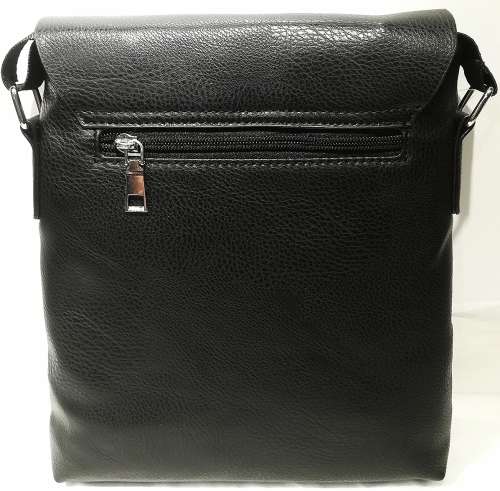 Men's briefcase shoulder sling bag,size: 26*23*5cm, BLACK