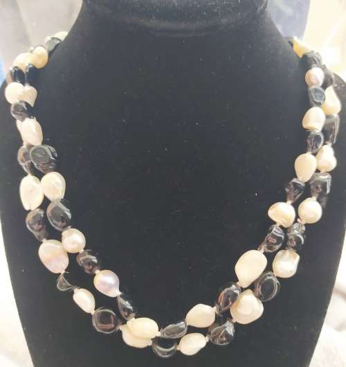 Fresh water pearl necklace, CLOSING DOWN SALE, length:60cm, weight:95g