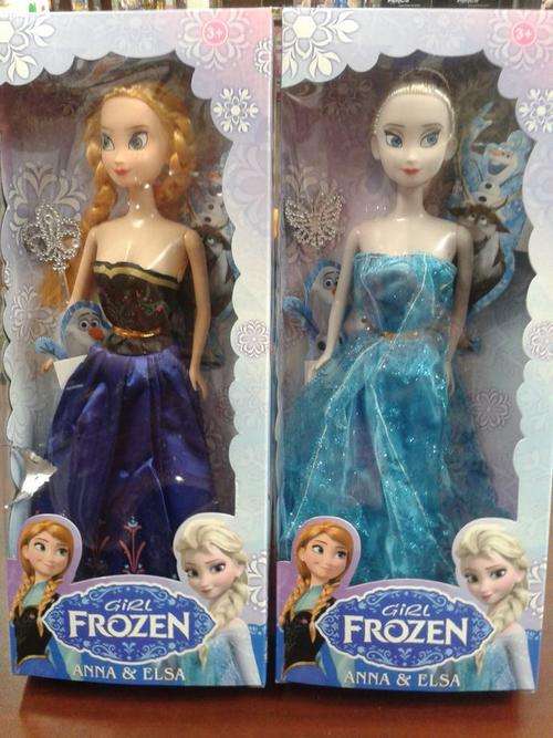 FROZEN DOLL  ELSA&ANNA 33CM
